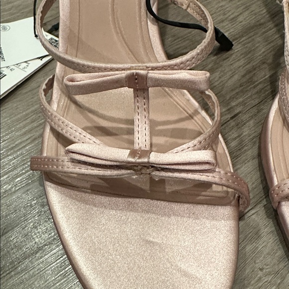 Zara Blush Strappy Heels - Picture 3 of 6